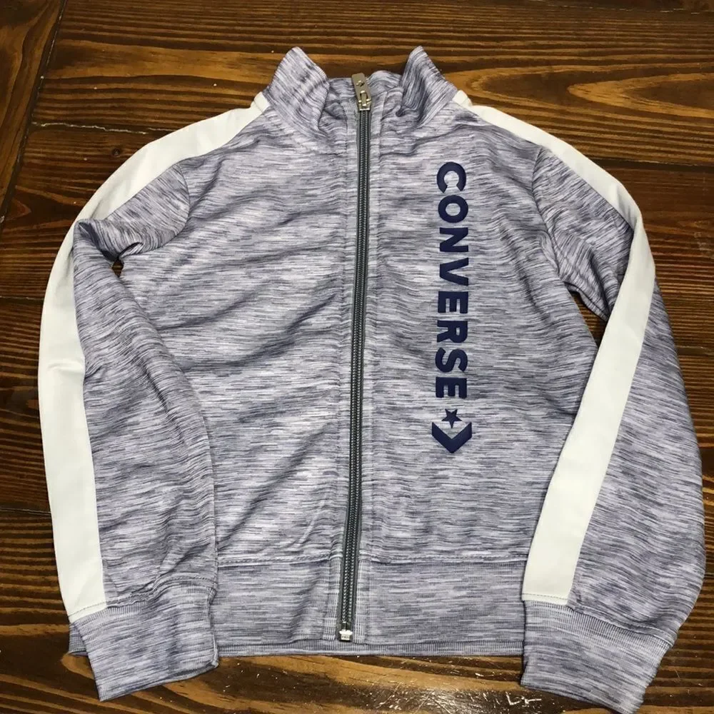 Converse Gray and White Toddler Sweatsuit 3T
